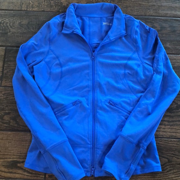 Zella Jackets & Blazers - Zella Blue Jacket Size Medium
